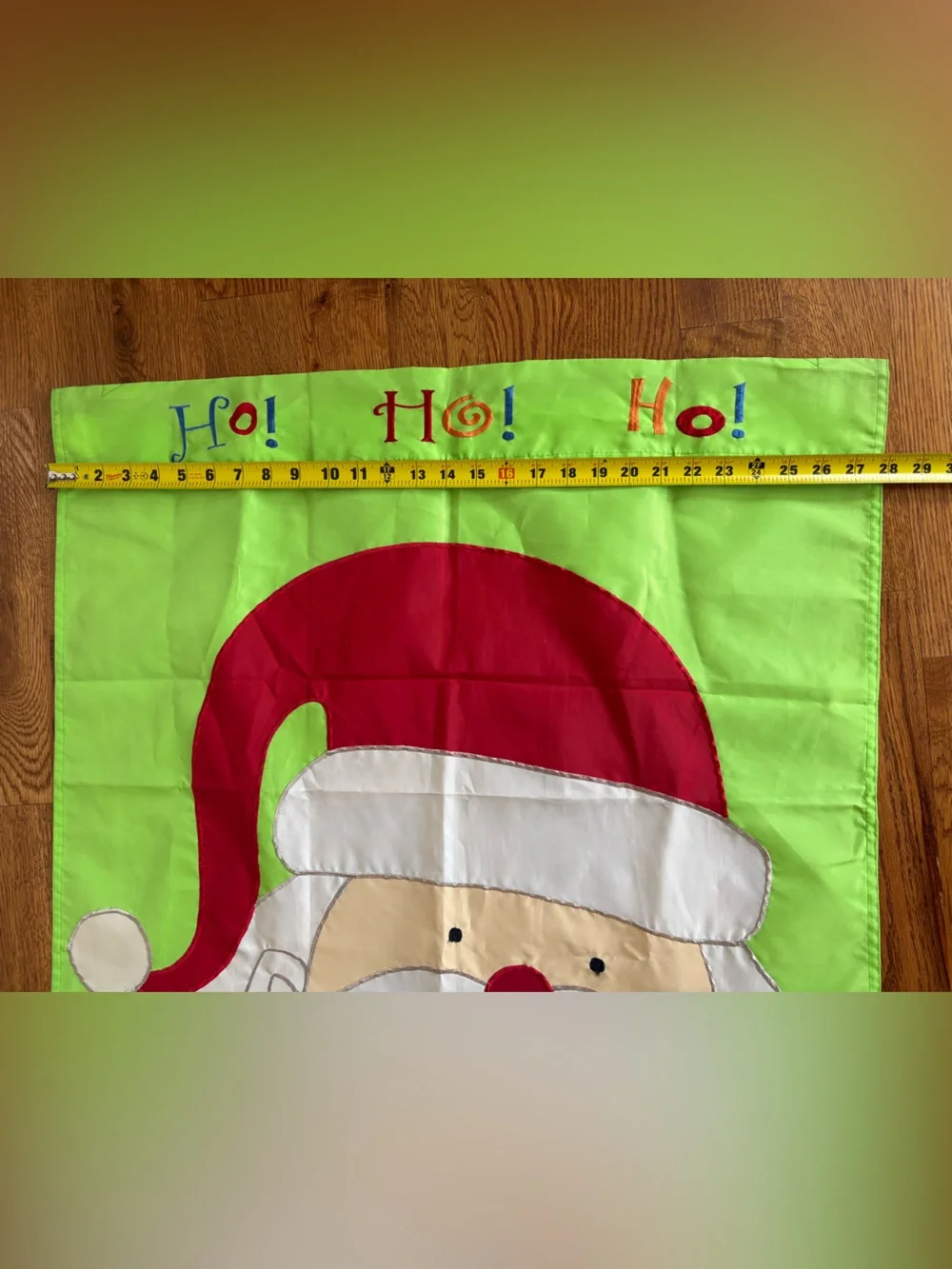 Evergreen Santa Clause House Flag 2 Sided Holiday Christmas Polyester 42.5x28 in